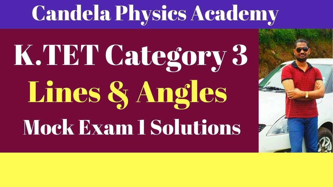 KTET Category 3Mathematics|Lines and angles|Mock exam solutions|part1