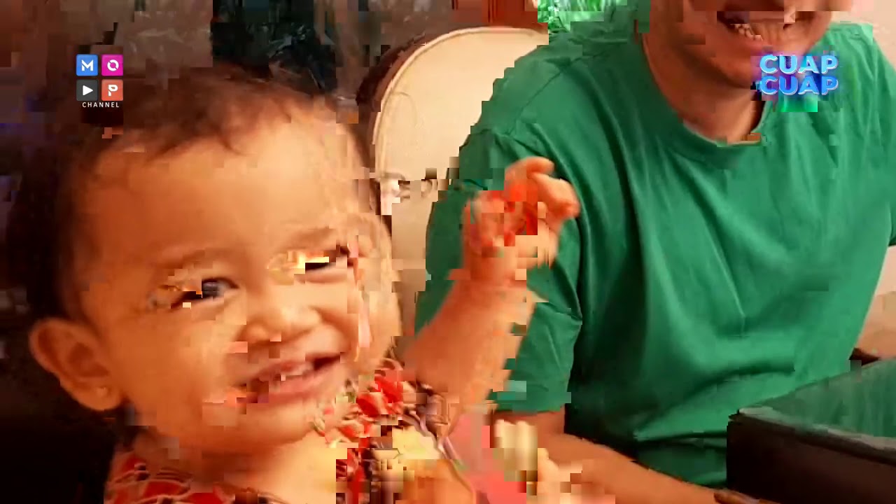 CUAP CUAP PAGI - THANIA HAPPY SAAT SARAPAN DI HIBUR OLEH BIBI NONIE