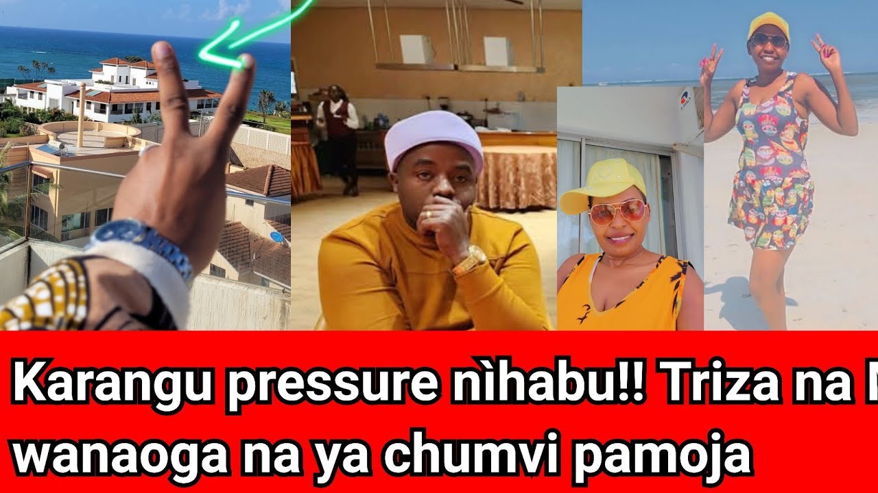 Triza na Mi amor wameamsha ulcers!! Wako Mombasa pamoja!! Mapenzi hadharani!!