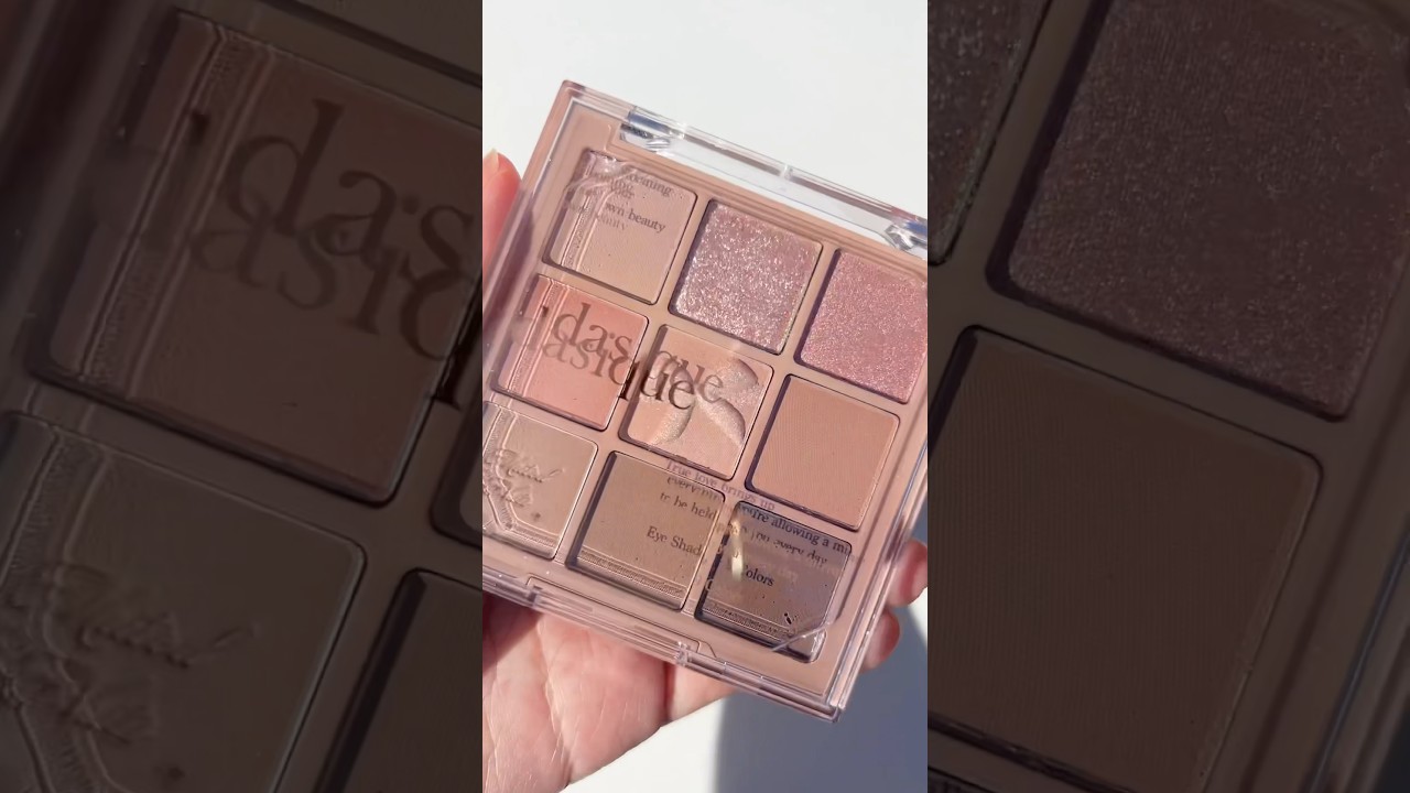 dasique - Shadow Palette Muted Nuts Collection 🐻🍂🥜 #dasique #makeup #eyeshadow