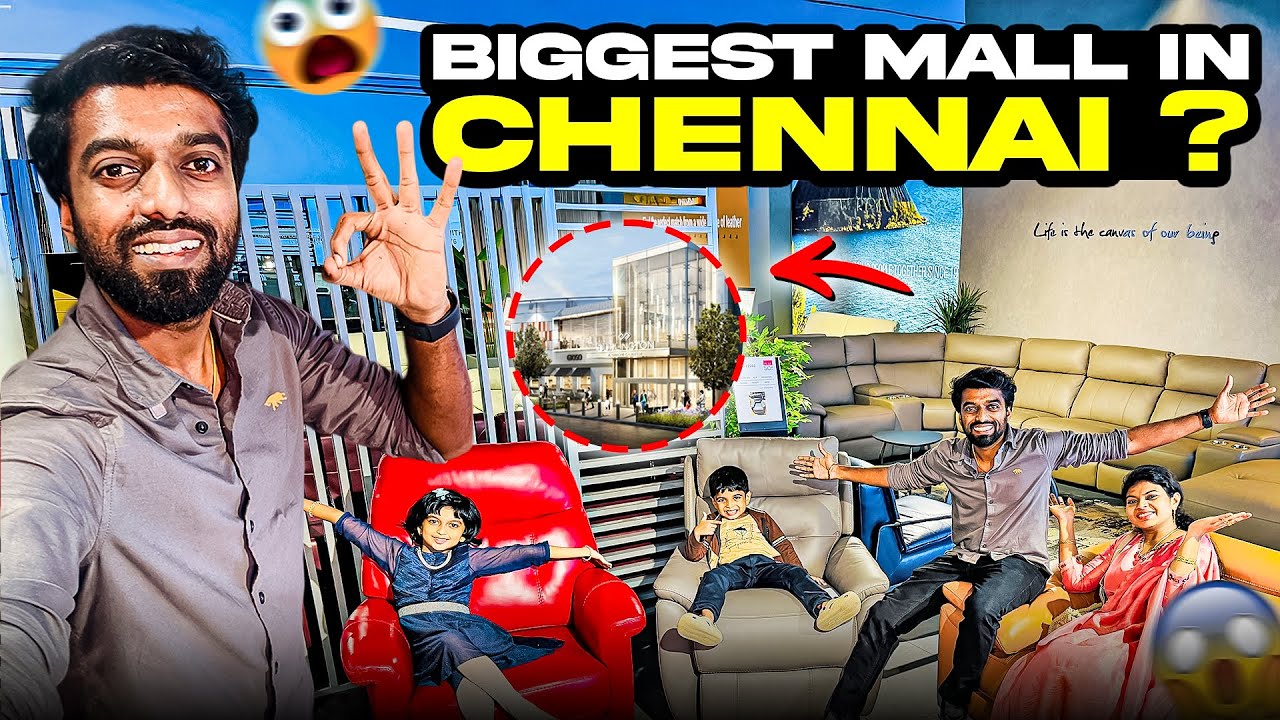 EXPLORING The Biggest FURNITURE MALL in Chennai with FAMILY 🤩 DAN JR VLOGS