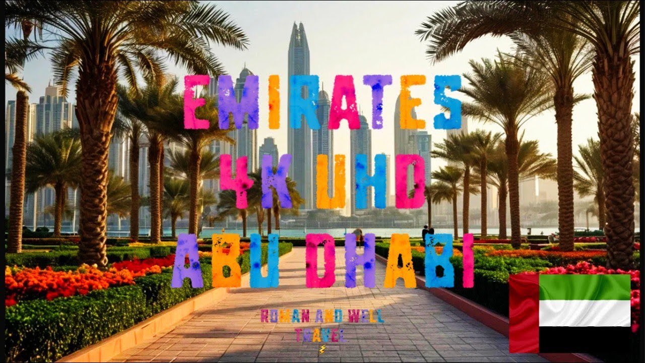 ABU DHABI 4K Walk | UAE Corniche Road & Beachfront Tour 🇦🇪 🏖️🌇