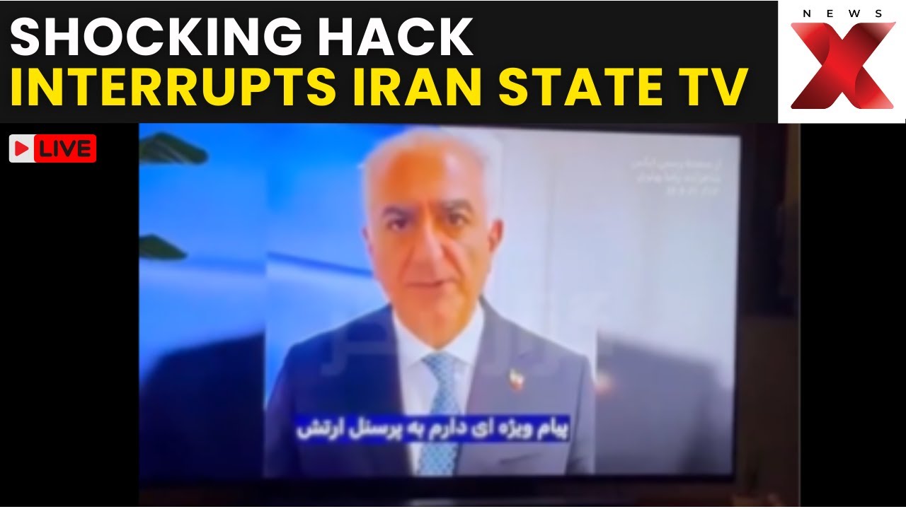 Iran TV Hacked LIVE | Anti-Regime Messages Air On Iran’s State Television