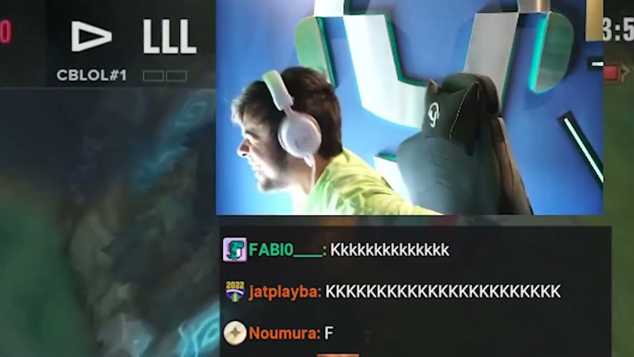 ilha das lendas e o yoda reagindo ao croc sem o smite no primeiro jogo da loud contra a g2!!!