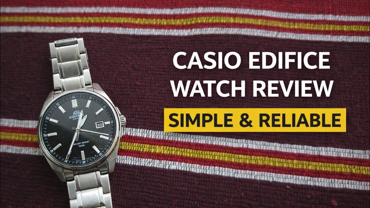 Casio Edifice Watch Review | Simple, Reliable & Everyday Wear
