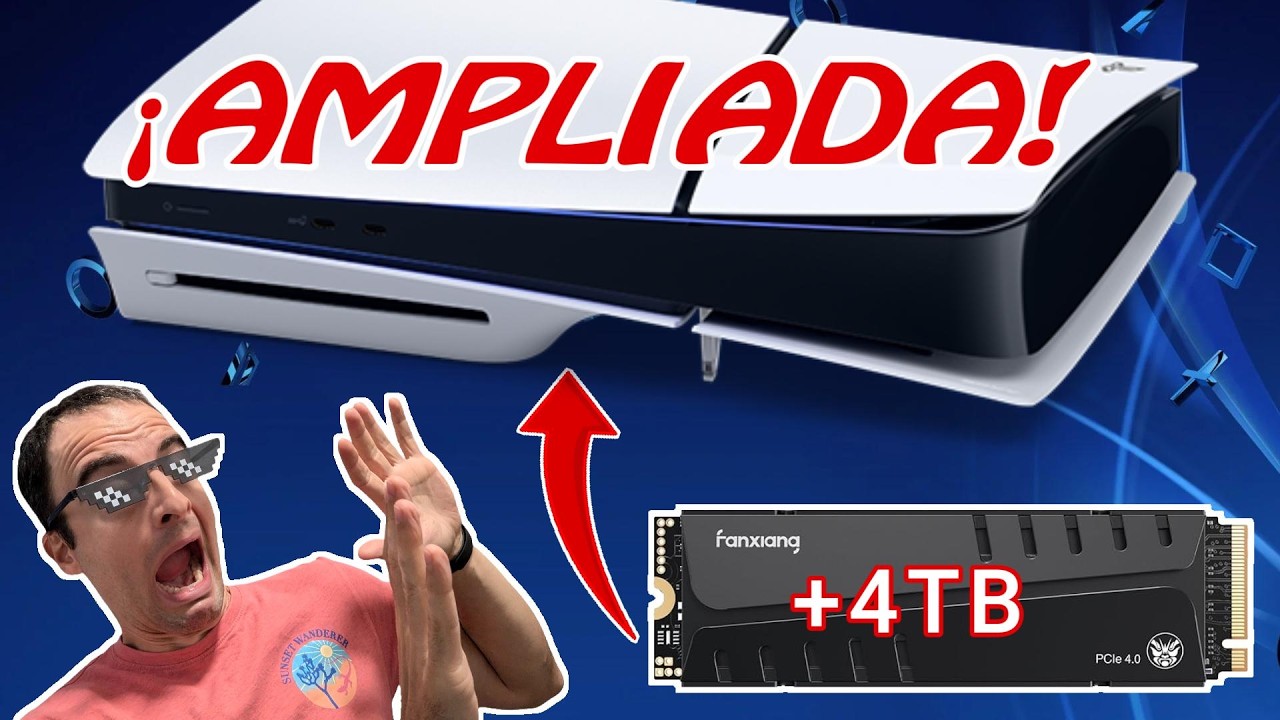 PS5 sin espacio libre 🚫... hasta que puse esta Fanxiang SSD S770 ✅