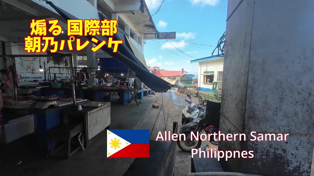 【サリサリ放談】今日はサマール島の玄関口アレンの市場でお買い物　allen Northrern Samar Philippines