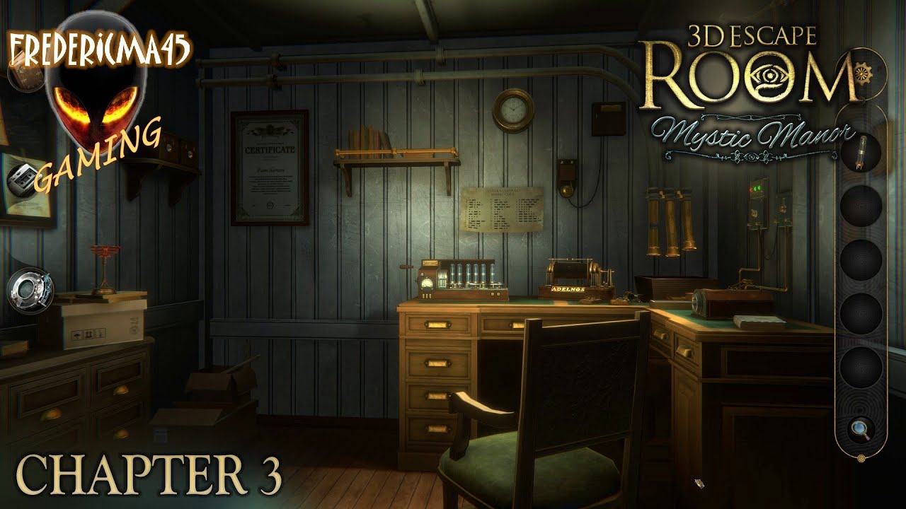 3D Escape Room Mystic Manor CHAPTER 3 Walkthrough (Puzzle Escape Game)