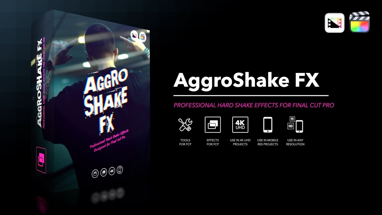 AggroShake FX - Professional Hard Shake Effects for Final Cut Pro - Pixel Film Studios