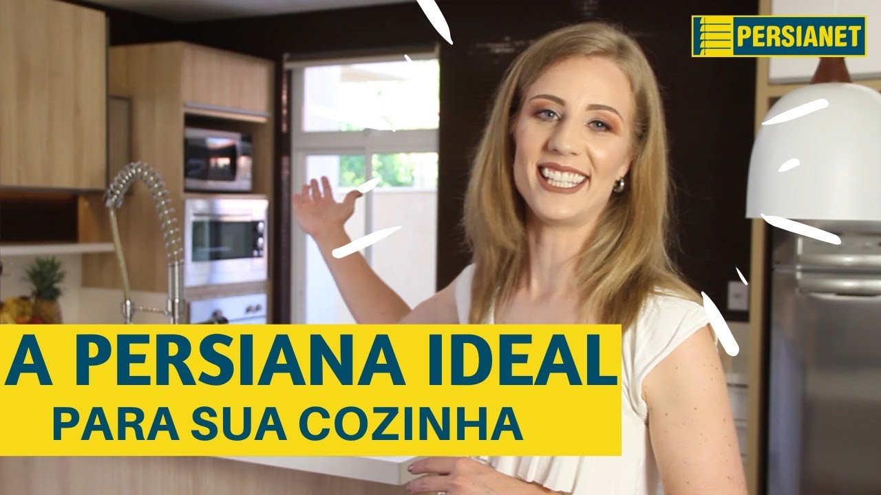 Qual a cortina ou persiana ideal para cozinha? Persiana de alumínio, pvc ou cortina de tela solar?