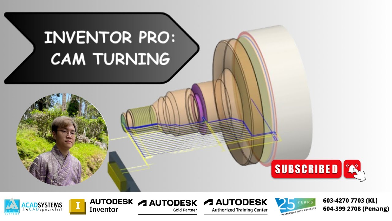 Autodesk Inventor Professional: точение с помощью CAM
