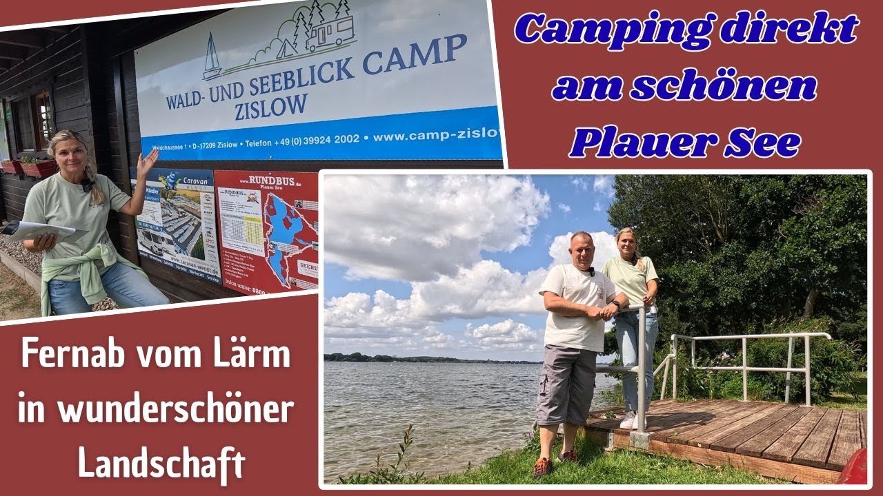 Mecklenburgische Seenplatte🚤 direkt am Plauer See * Campingplatz Wald- und Seeblick *
