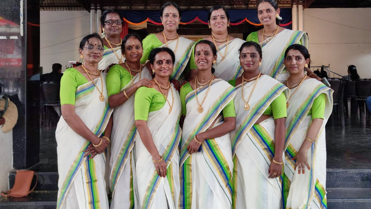 Prize winning Thiruvathira in connection with Tripunithura Athakosham