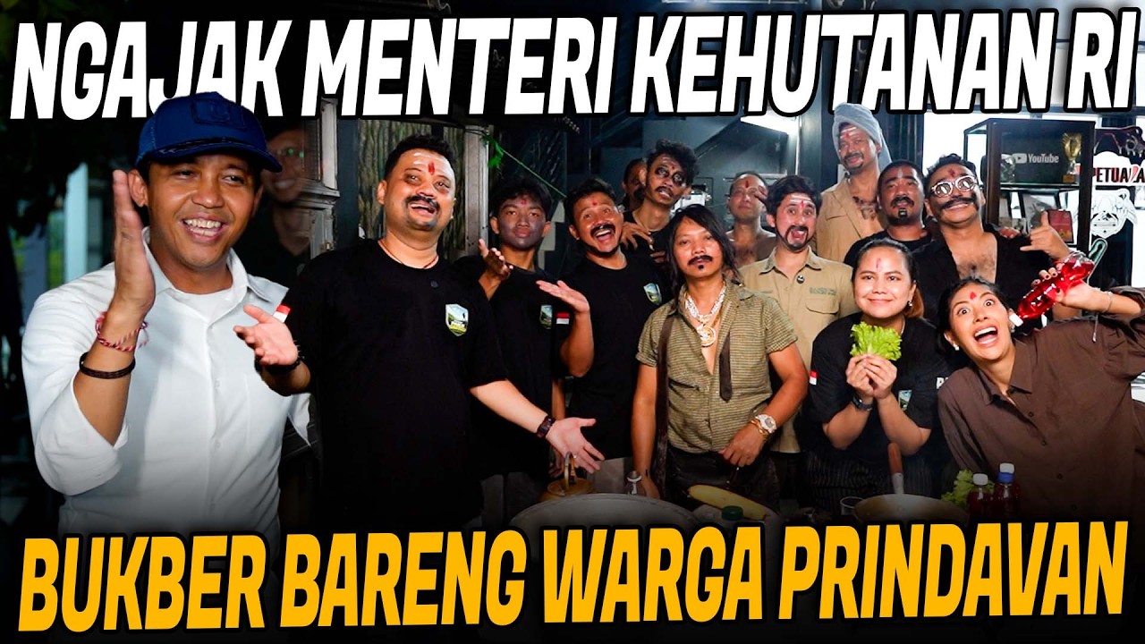 PAK MENTERI DIPAKSA MAKAN MASAKAN DEDE INOEN!! BUKBER PRINDAVAN PART 1