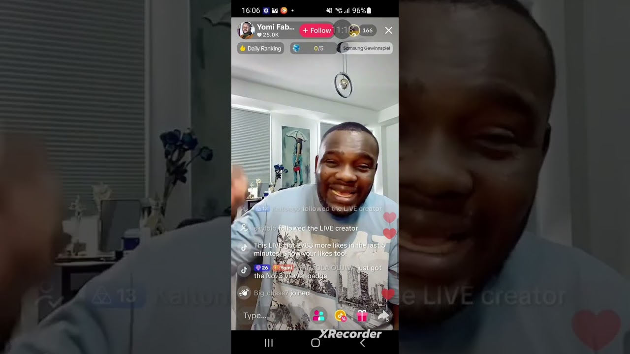 Yomi fabiyi is in pain 