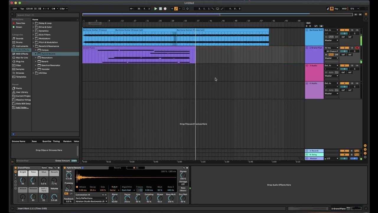 Simple Ambient Music Tutorial with Ableton