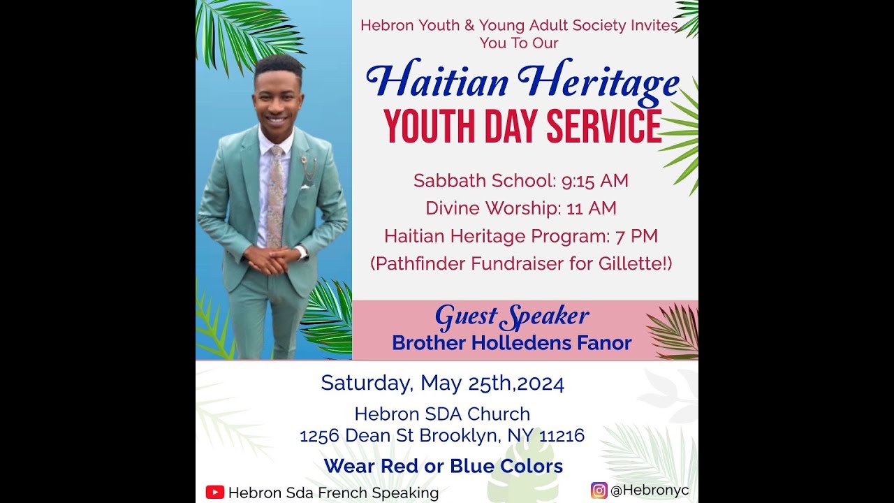 Worship Service | Haitian Heritage Sabbath | May 25, 2024