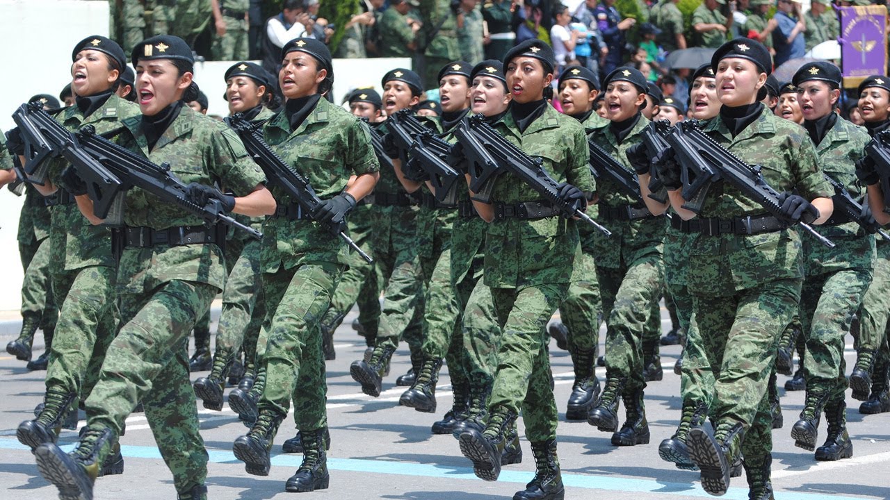 Las mujeres en el ejército mexicano