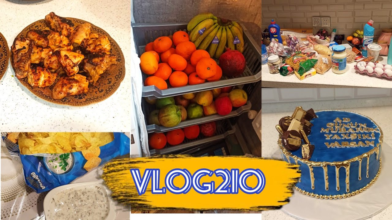 Böyük alış veriş💸Biskivitin başdan sona hazırlanması🍮 yoldaşımdan axşam yeməyi ,cipsi sousu