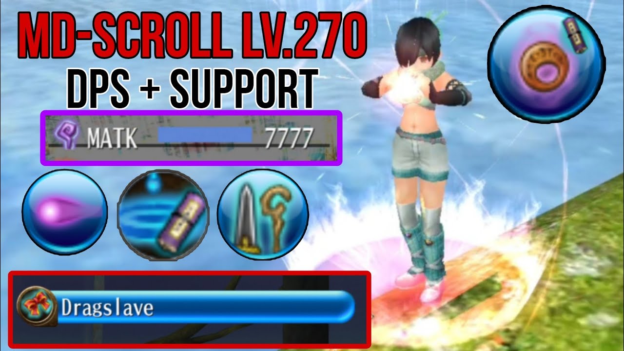 (Toram Online) - Magic Device + Scroll Lv.270 INT AGI