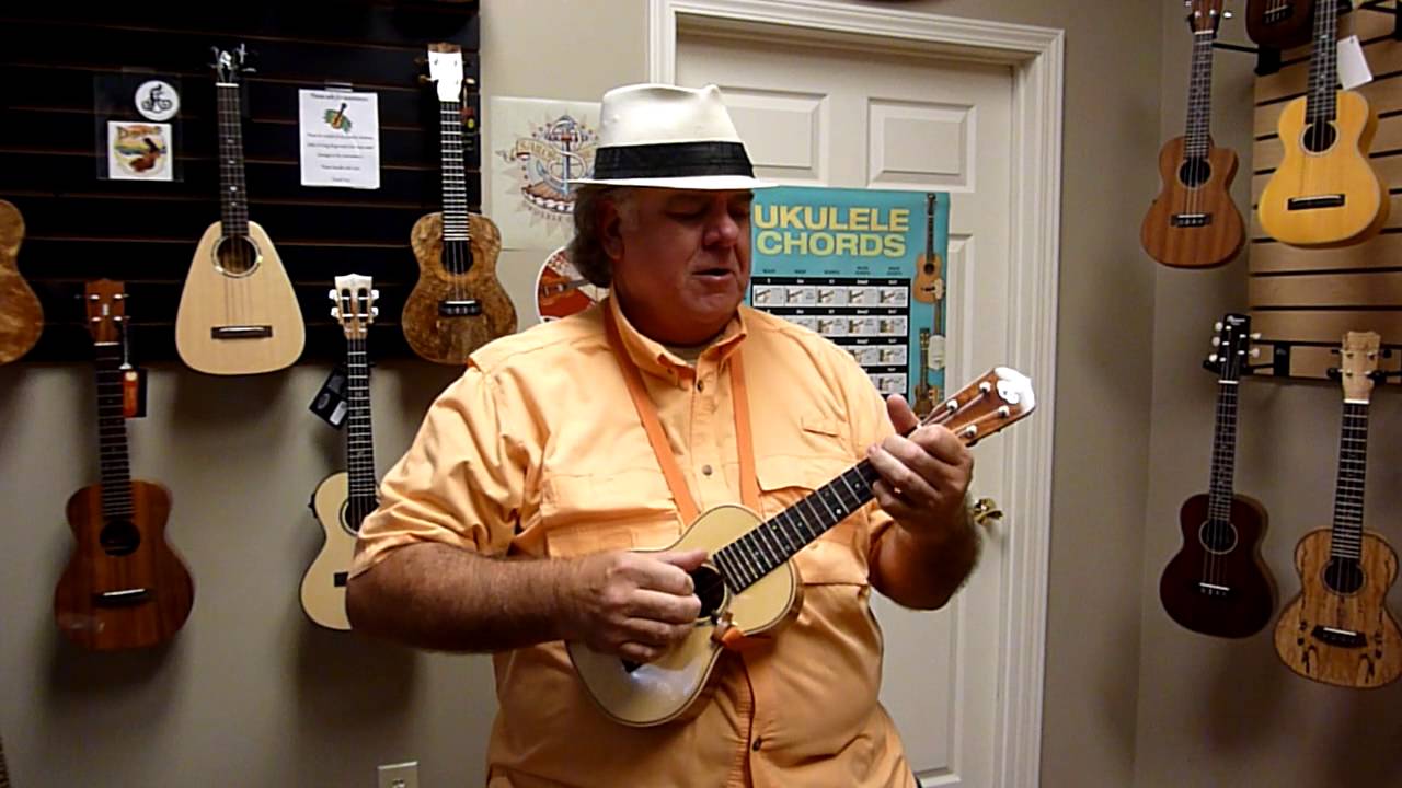 Big Jim Allen Demos Custom LoPrinzi Concert Ukulele