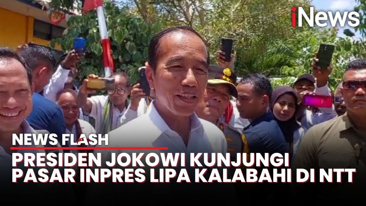 Momen Warga NTT Antusias Serbu Jokowi, Bikin Paspampres Kewalahan