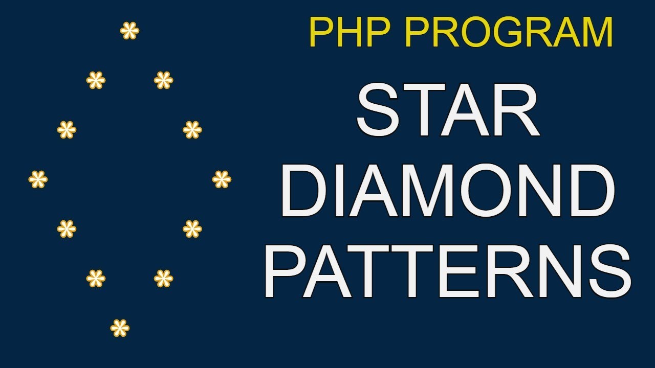 Diamond Pattern Program in PHP | PHP Pattern Program (Hindi)