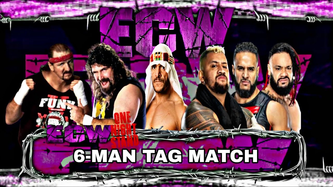ECW VS WWE (6-MAN TAG MATCH)