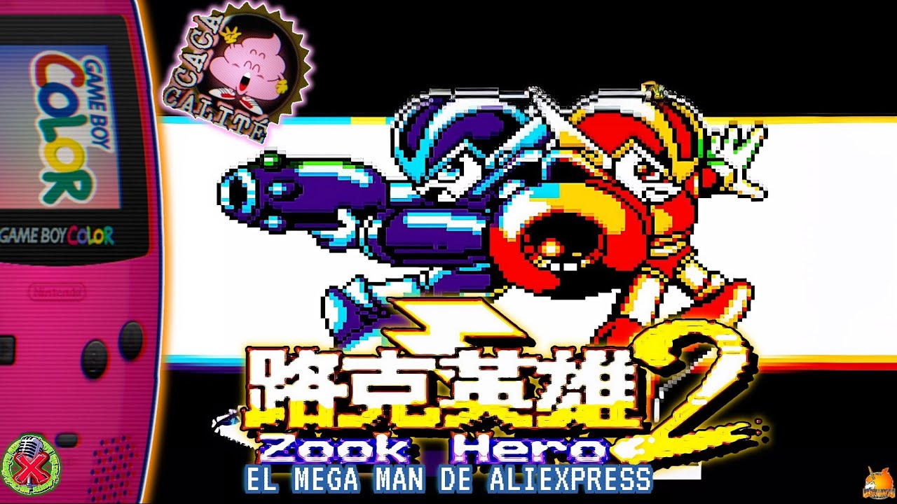 🎮 ZOOK ZERO 2 (Vast Fame, 2022) 💥 Capcom 's Mega Man Xtreme Bootleg - Game Boy Color