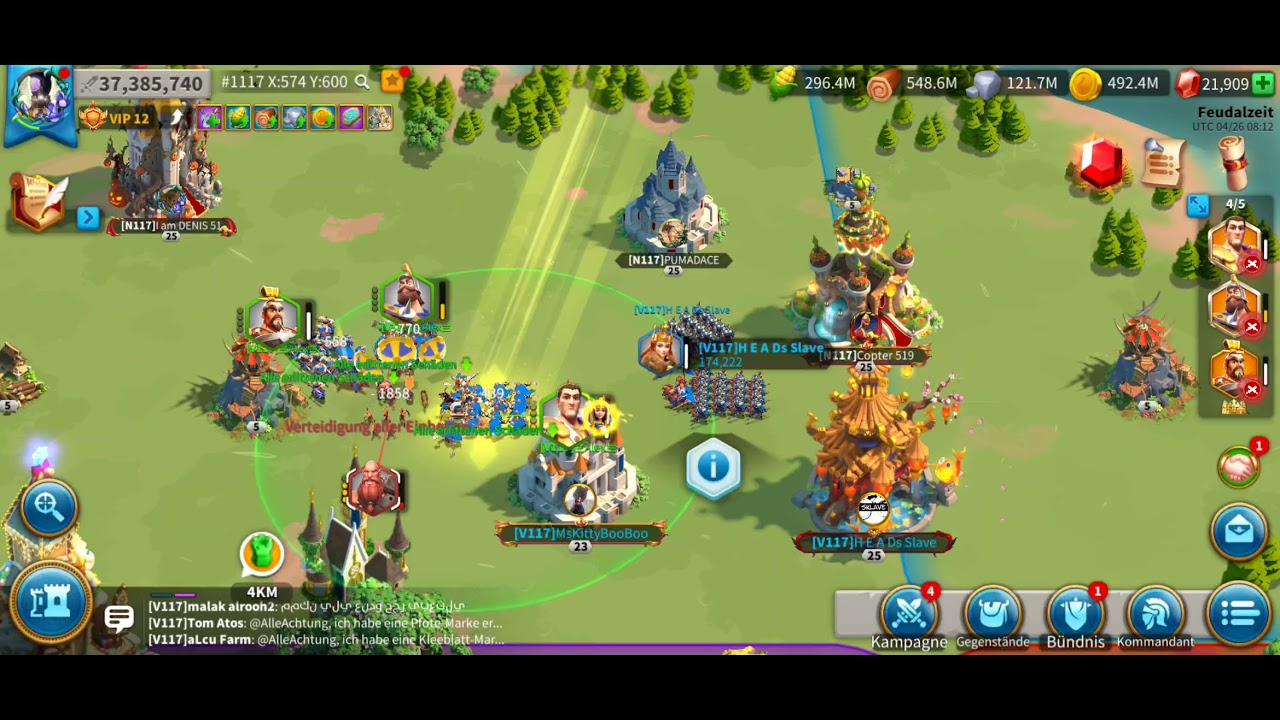 Rise of Kingdoms Cleopatra Heal