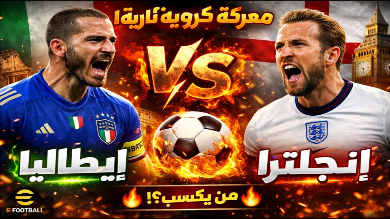 تحدى العمالقة ⚽ إيطاليا 🆚 إنجلترا | لعب تقيل ومهارات خرافية