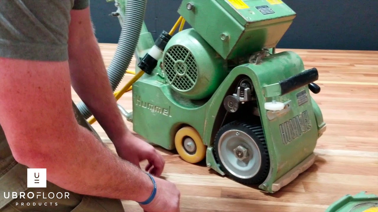 How to adjust paper tracking on Hummel belt sander