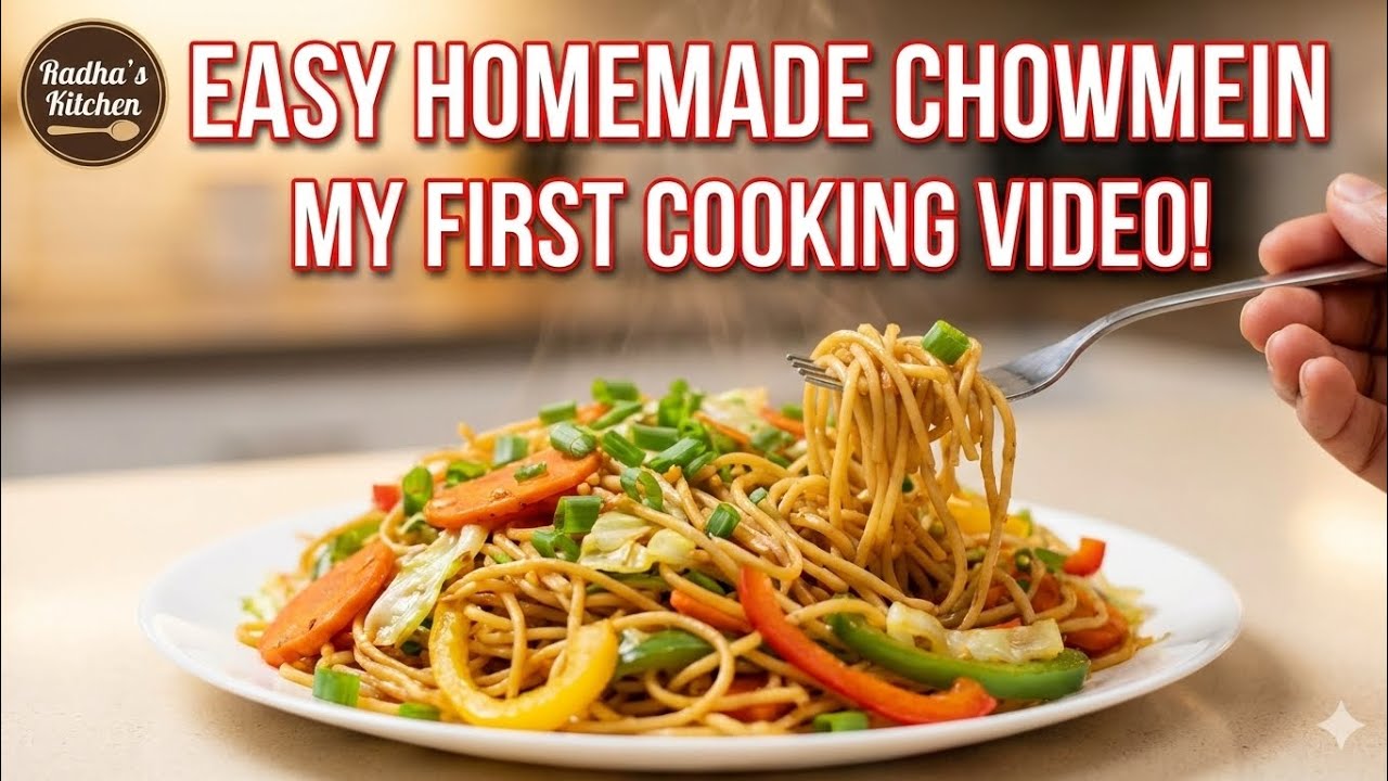 Chowmein recipe (first video )