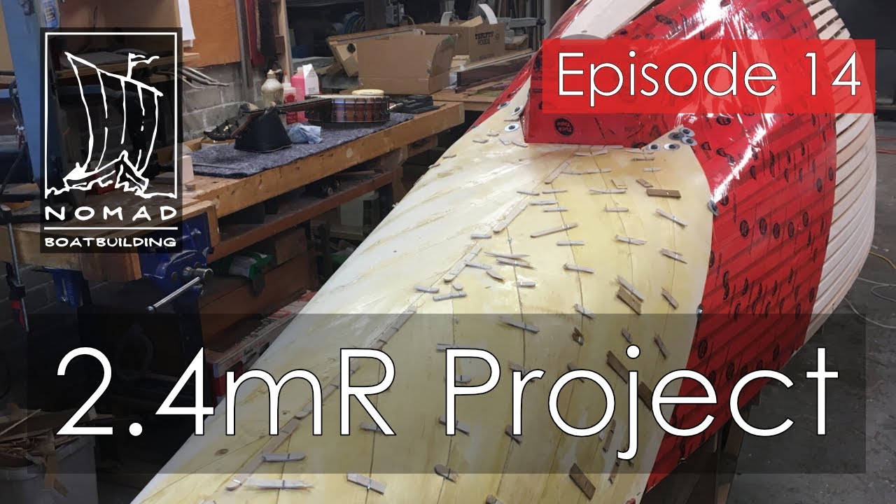 International 2.4mR Sailboat Project - Episode 14 - Starting the planking process