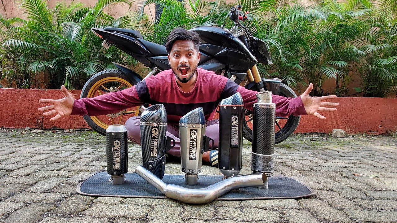 NS 200 Best Performance Exhaust!!! | Full Stainless Steel flame thrower Exhaust