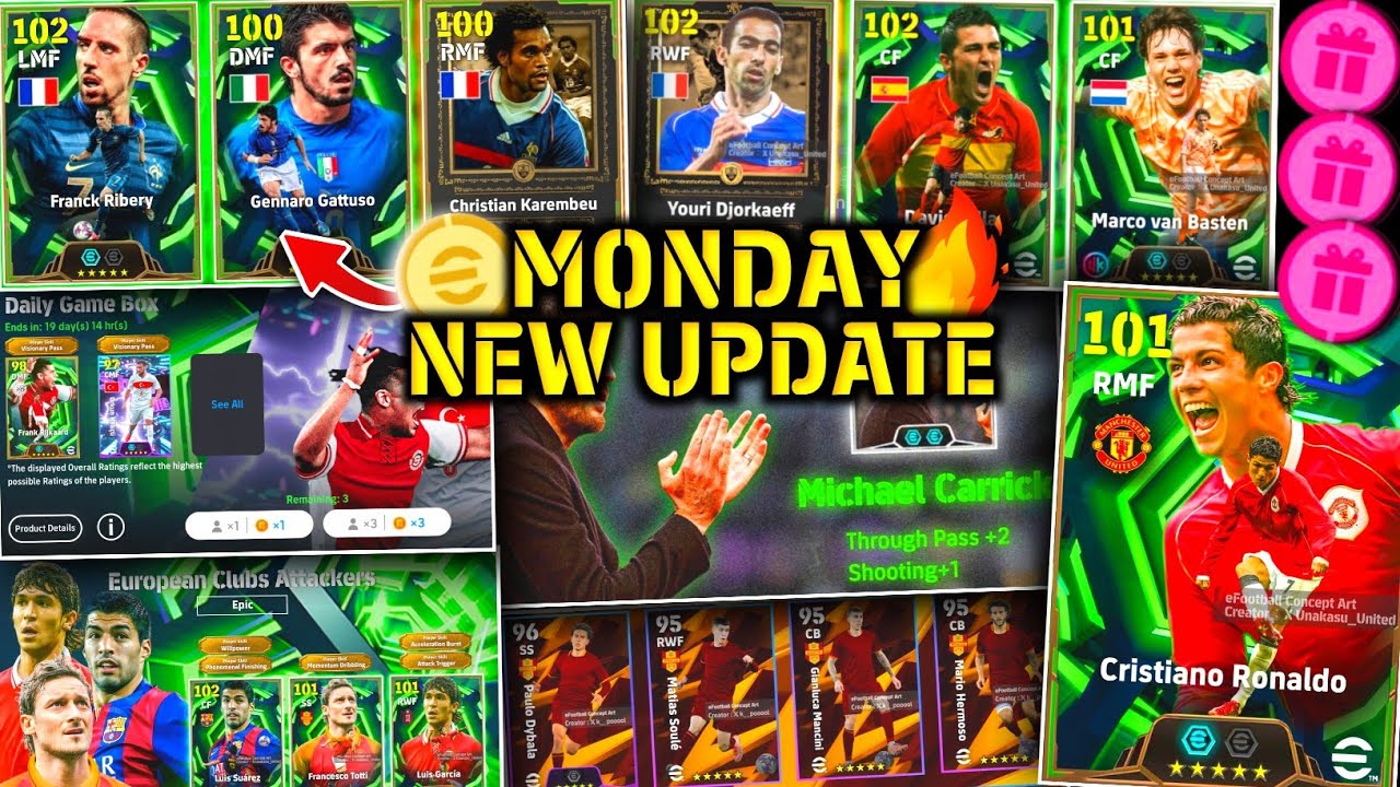 Обновление eFootball&trade; 2026 🤩 | Новые эпические персонажи | Бесплатные монеты | Обновление в понед...