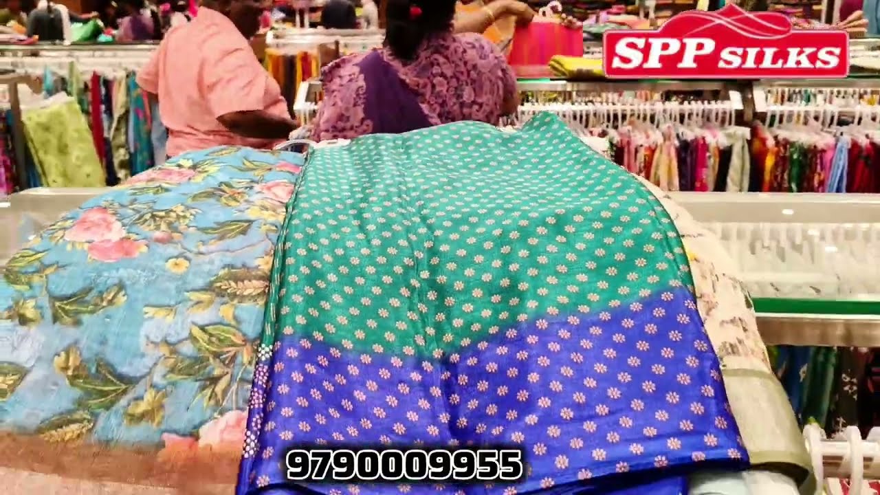 ‼️ஹங்கர் சாரீஸ் 250/- daily wear office 💥 wear no maintenance with blouse #kaniworld #sppsilks 