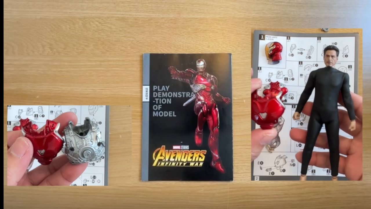 Fast build Morstorm Iron Man 1/14 scale model kit MK50 Mark L