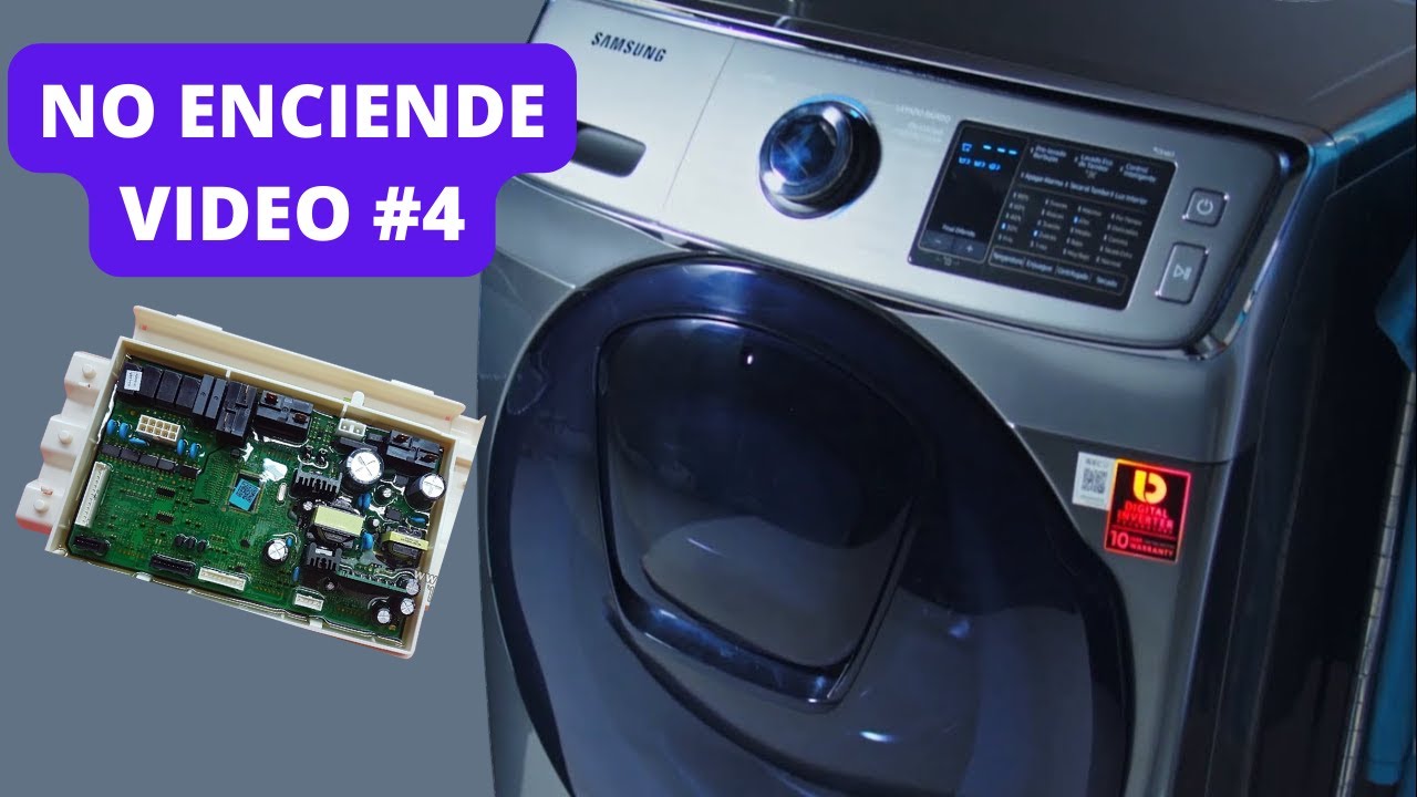 Análisis de falla Lavadora Samsung Inverter Video 4