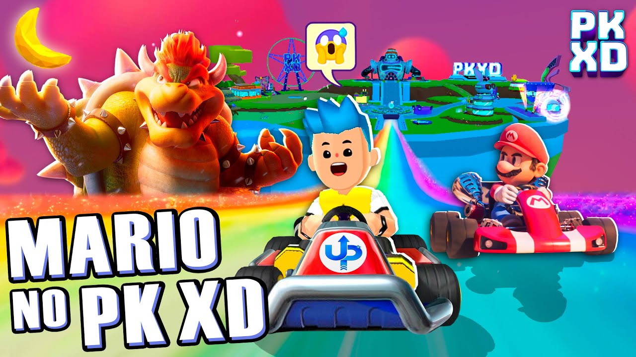 🚗 SUPER MARIO BROS Chegou Acelerando Contra o BOWSER no PK XD