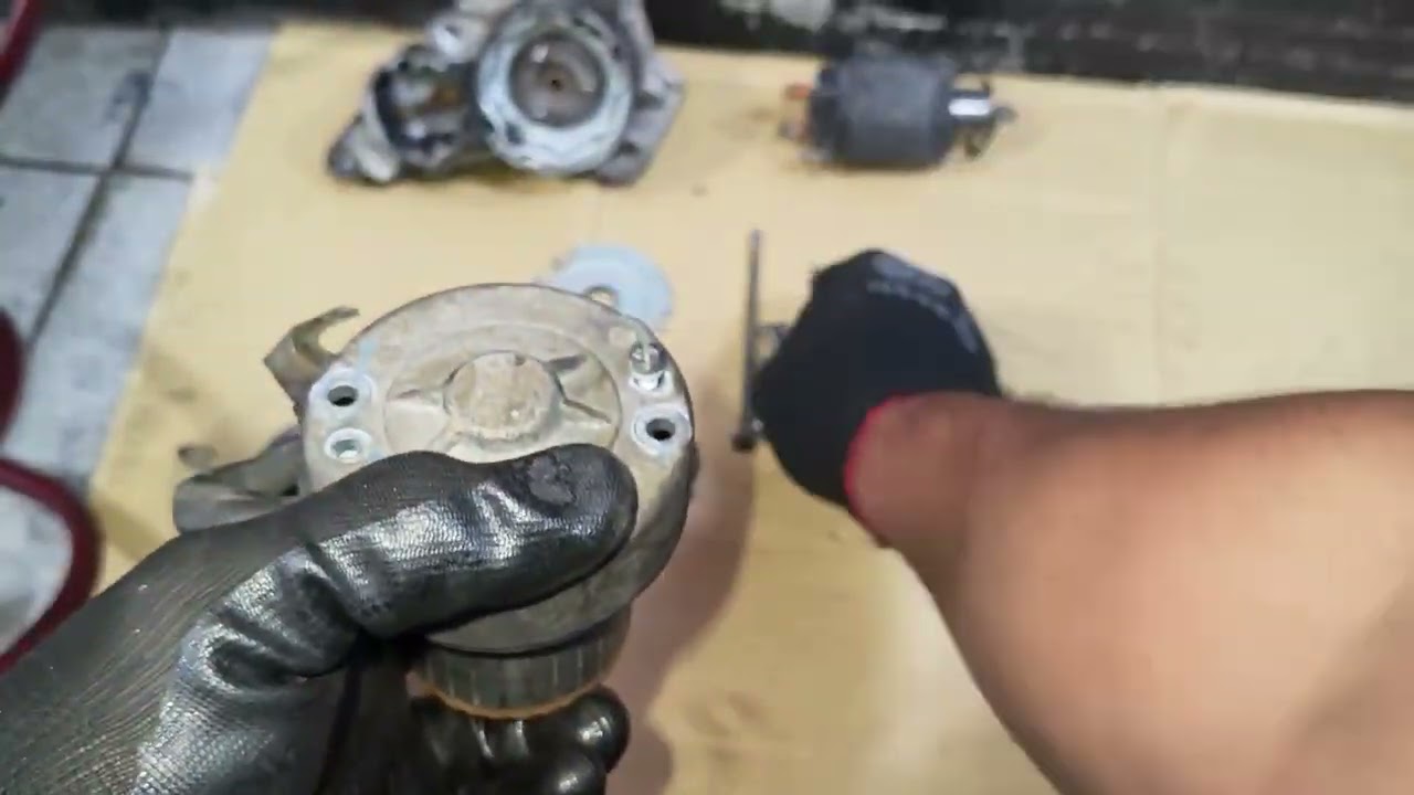 Nissan Almera Starter Cleaning