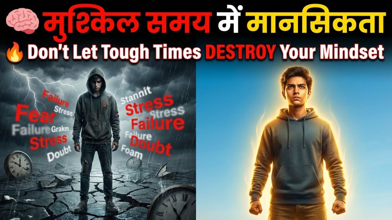 मुश्किल समय में अपनी मानसिकता को नष्ट न करें । Don't Let Tough Times DESTROY Your Mindset.
