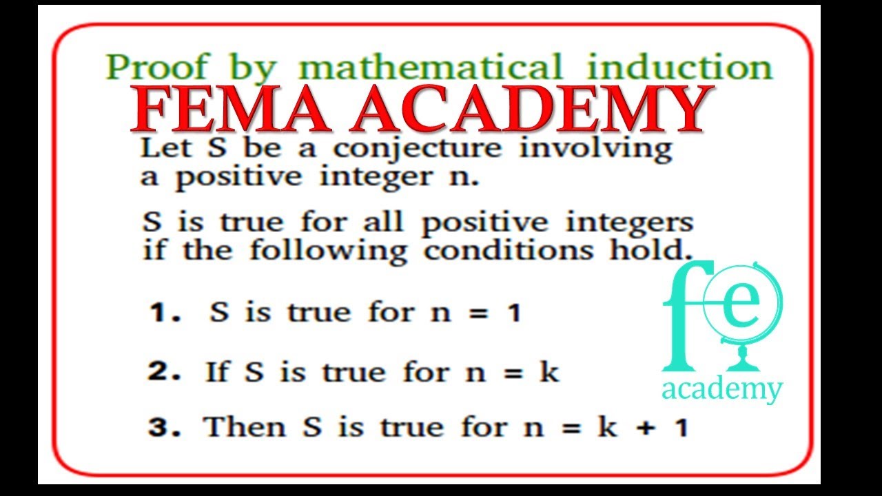 MATHEMATICAL INDUCTION | THEORY & MCQs