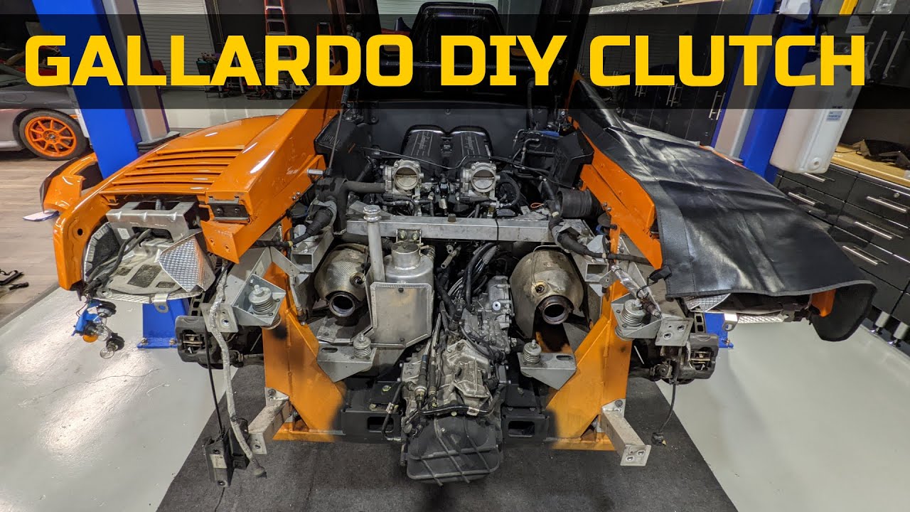 Lamborghini Gallardo Superleggera DIY Clutch Replacement - Part 1