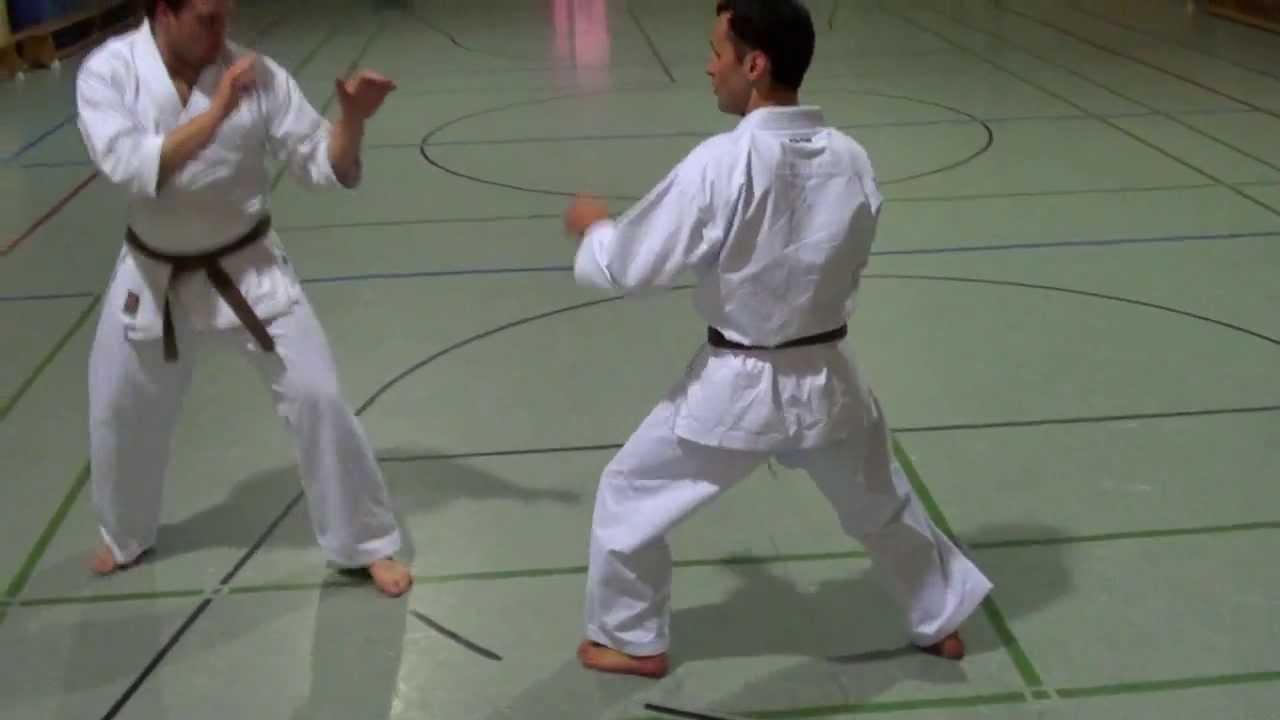 Karate Training with Pads