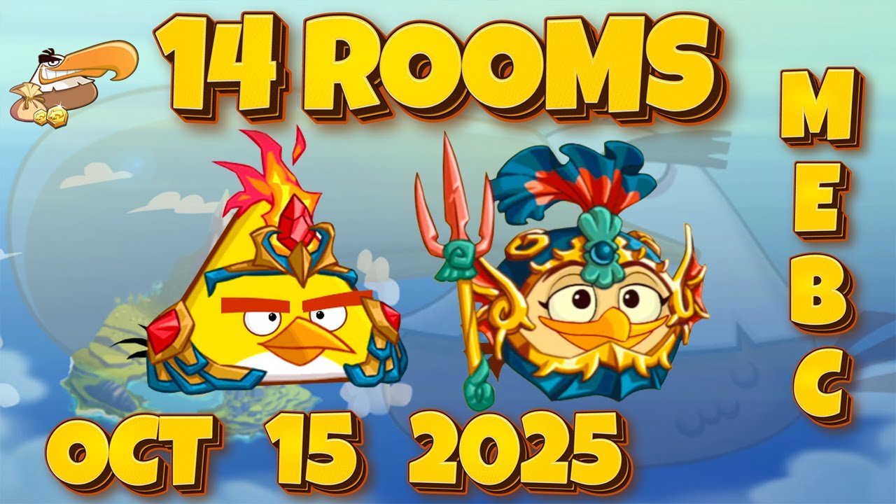 Angry Birds 2 MEBC (14 Rooms) AB2 Mighty Eagle Bootcamp Today Oct 15, 2025