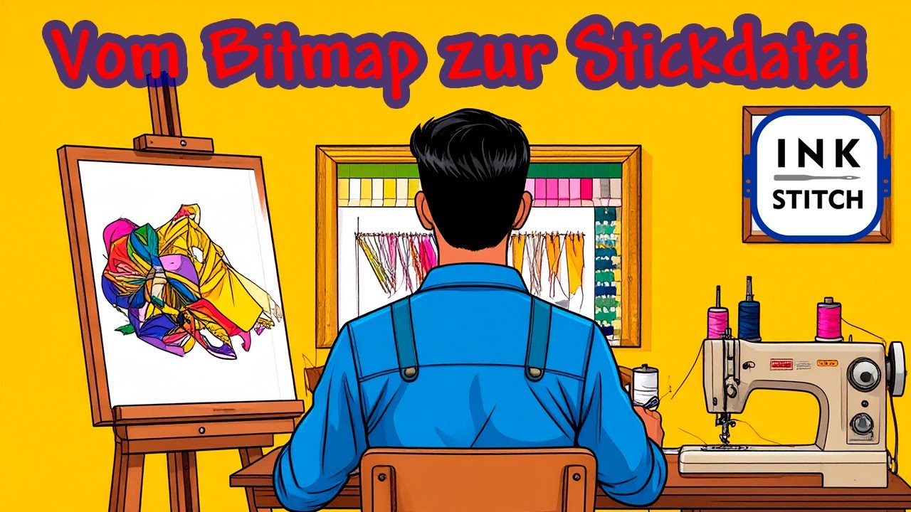 Ink/Stitch: Vom Bitmap zur Stickdatei