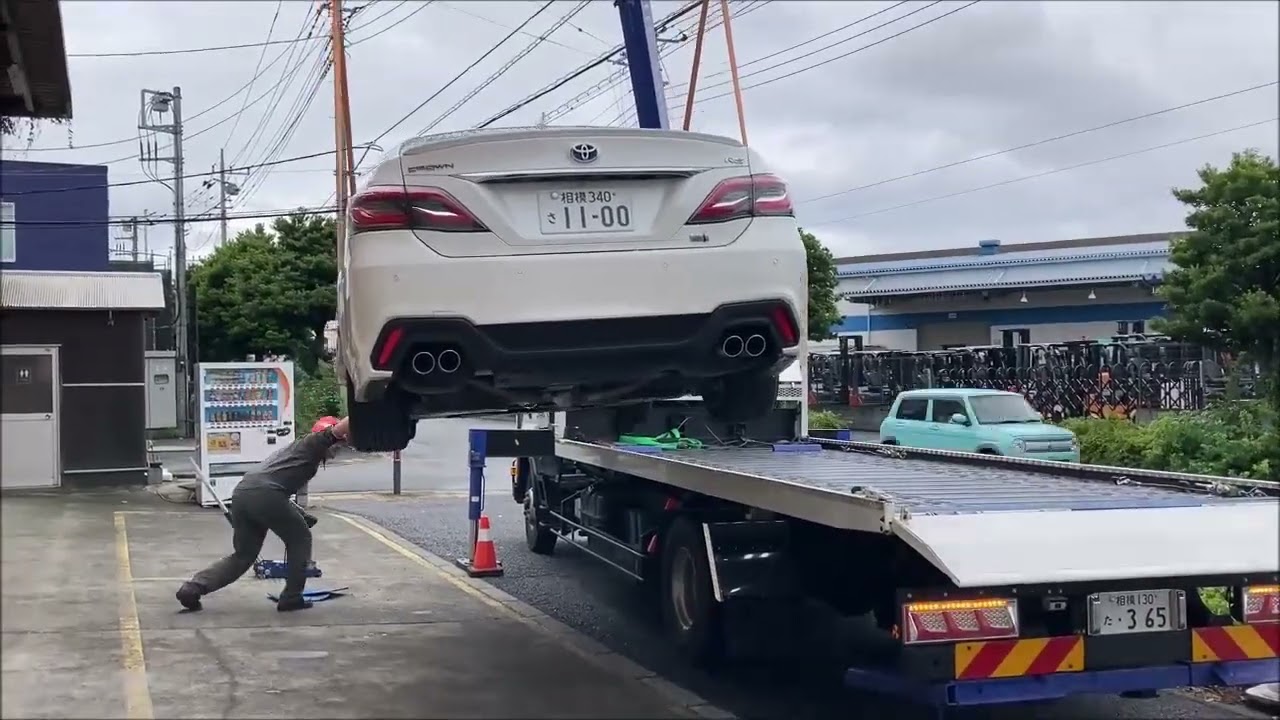 マイカーのカギを忘れたため全吊り