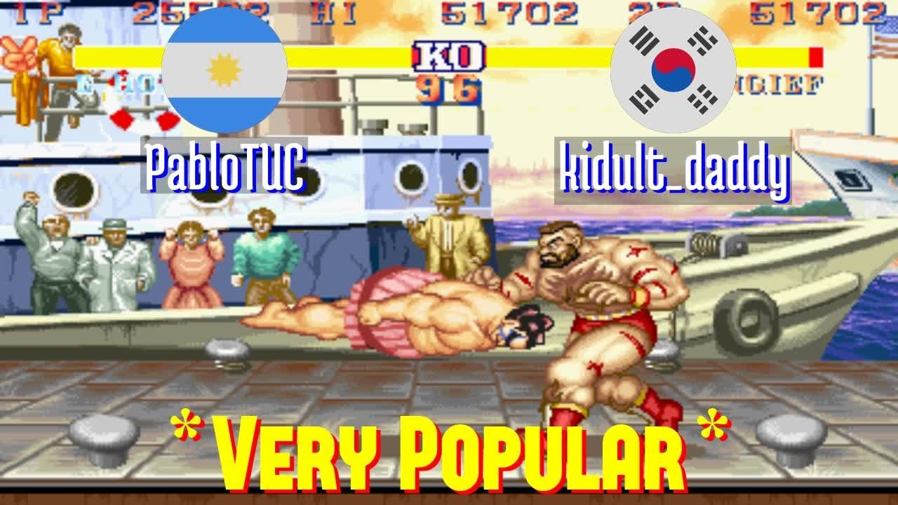 FT3 @sf2ce: PabloTUC (AR) vs kidult_daddy (KR) [Street Fighter II Champion Edition Fightcade] Feb 13