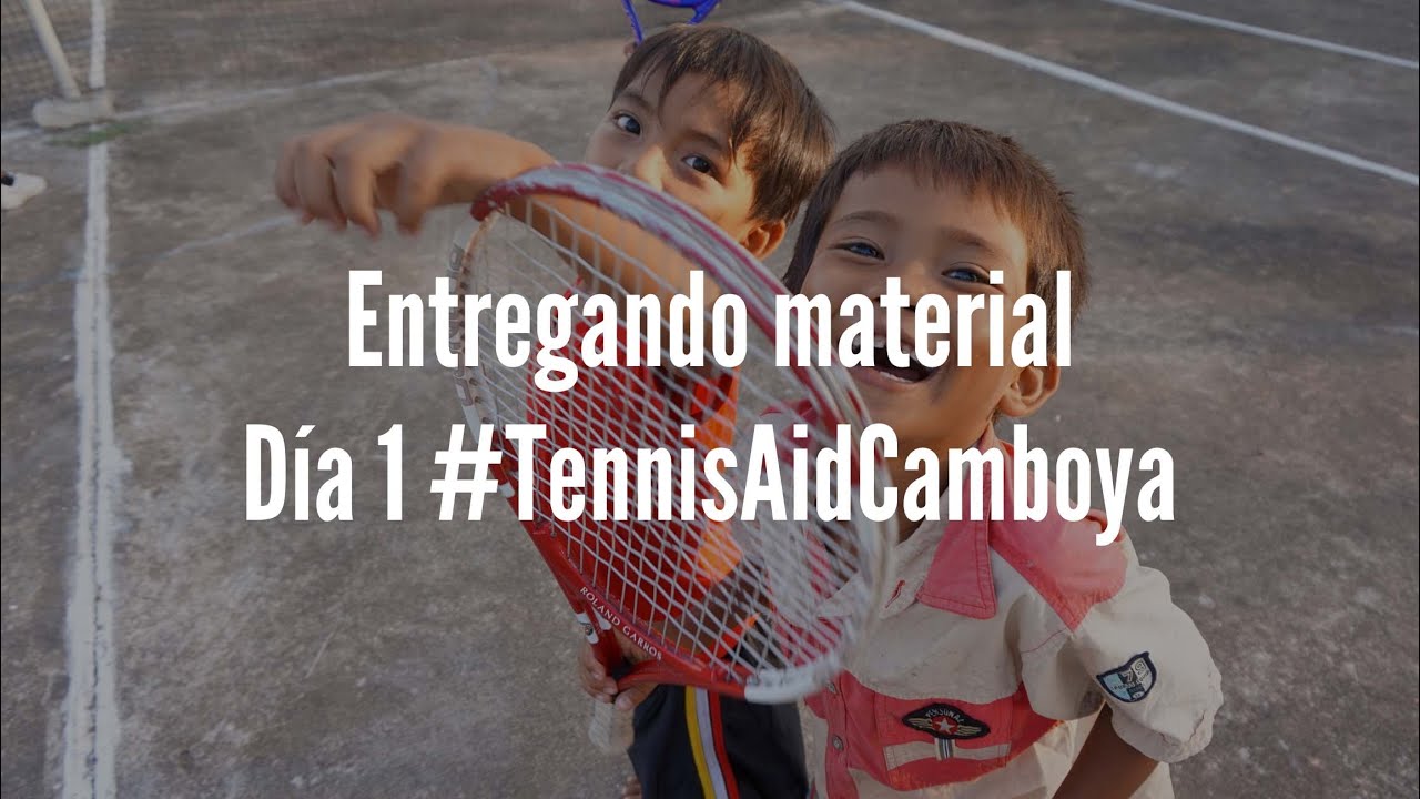 Entregando el material en Kep | Día 1 #TennisAidCamboya